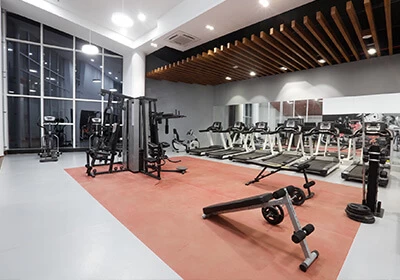 Gymnasium at Tata Ariana Property in Bhubaneswar