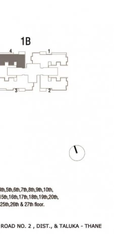 Tata Serein Floor Plan | Tower 1B Plan - Tata Serein 2 BHK