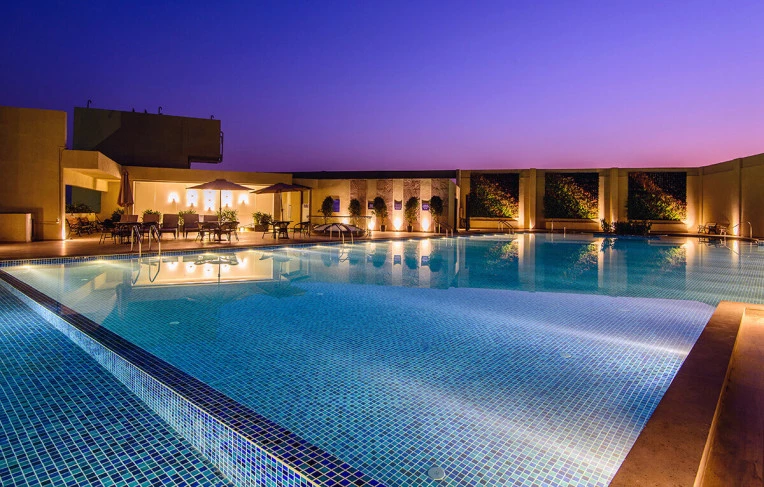 Infinity Pool at Amantra by Tata Housing