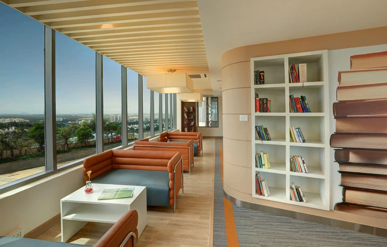 Peaceful Library at Tata Promont Bangalore
