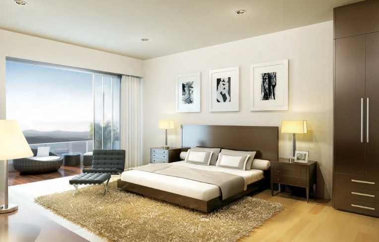 Super-sized bedrooms