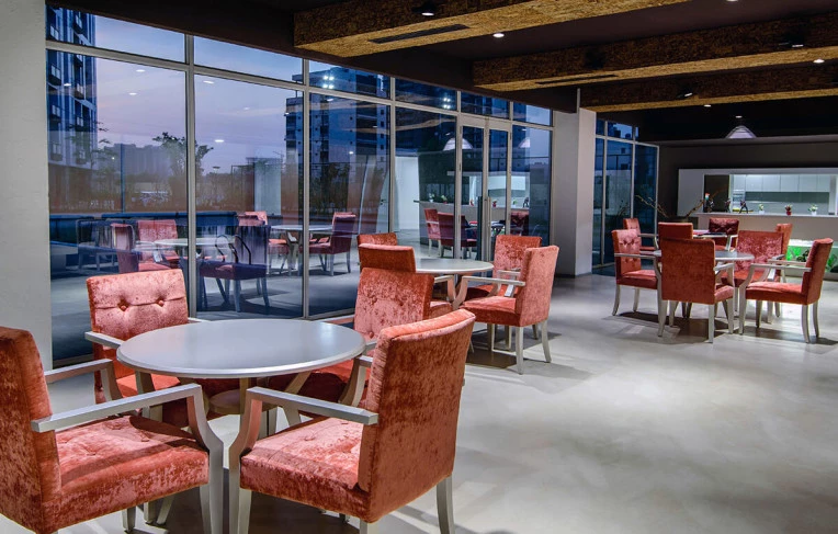 Cafeteria at Tata Primanti Society in Gurgaon