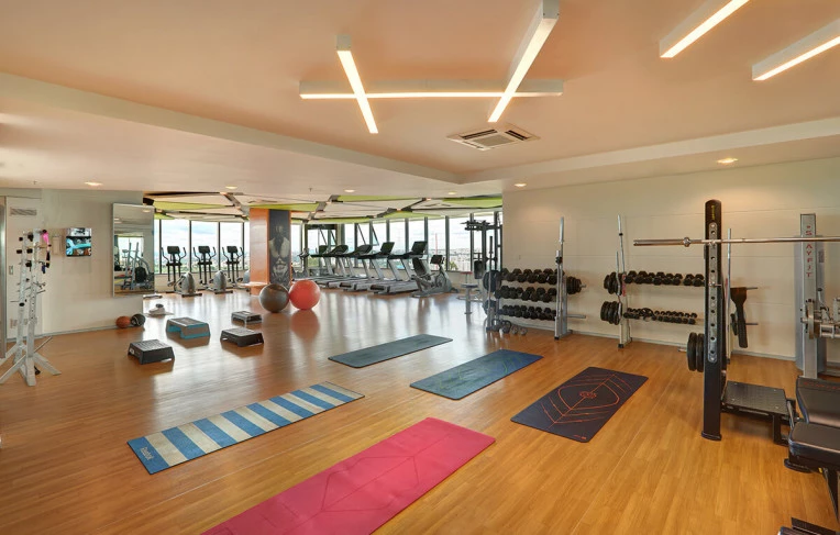 Gymnasium at Tata Housing Project Promont