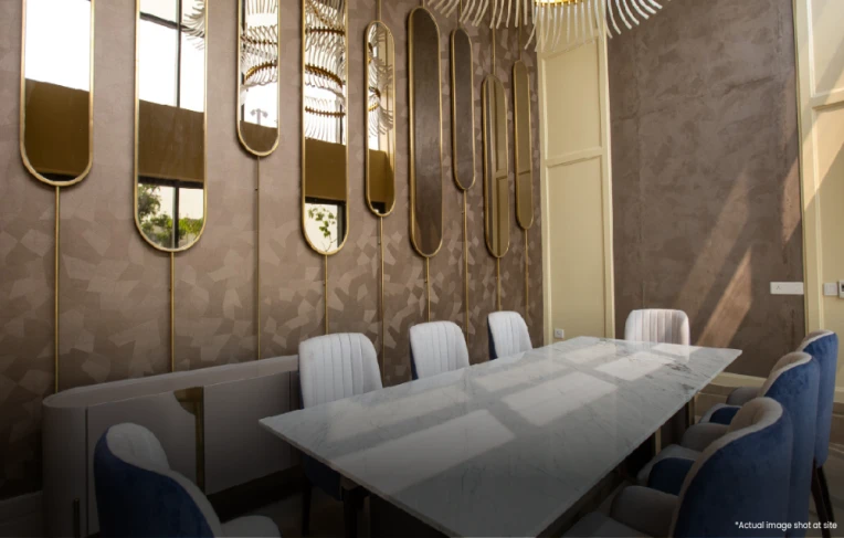 Modern Deck Dining at Flats in Kolkata