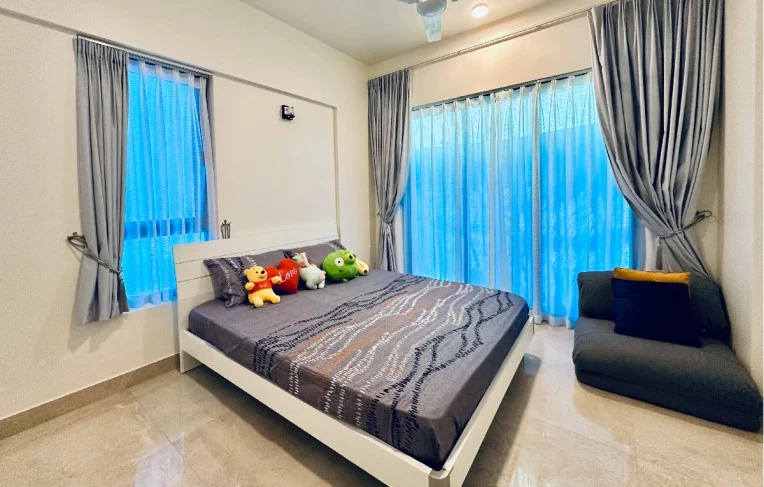 Actual image of Bedroom in LuxaOne by Tata Housing